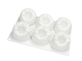 Molde silicona reposteria 6 frambuesas gigantes 